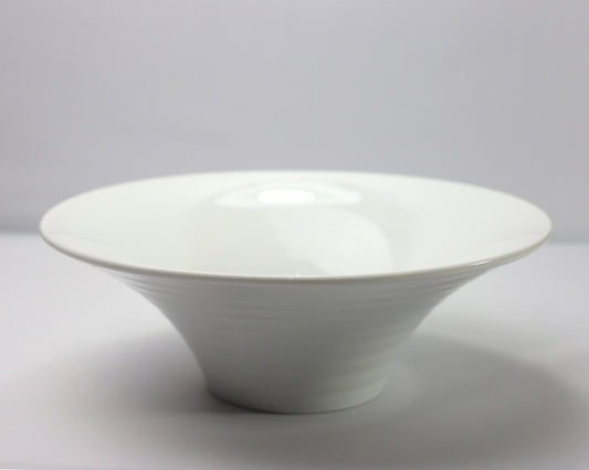 Ceramic Round Streak Bowl | Premium Rental