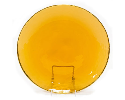 Glass Amber with Gold Rim | Premium Rental