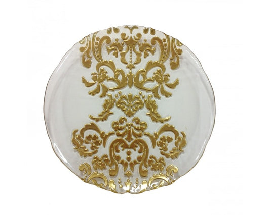 Glass Gold Damask | Premium Rental