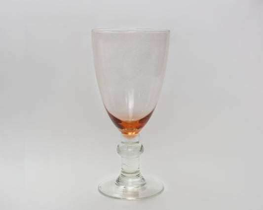 Glass Pink Goblet | Premium Rental