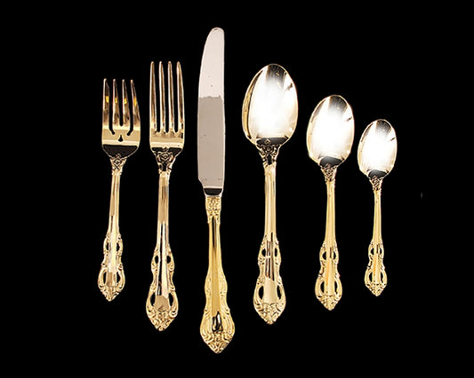 King Arthur Gold Flatware | Premium Rental