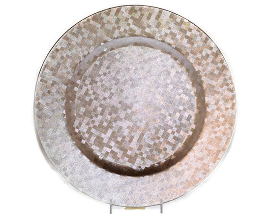 Mosaic Silver Round | Premium Rental