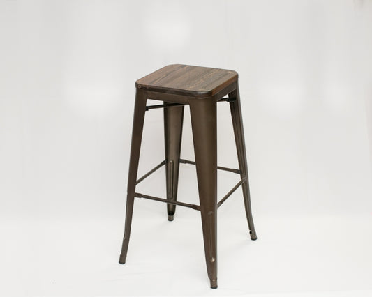 Philia Rustic Barstool | Premium Rental