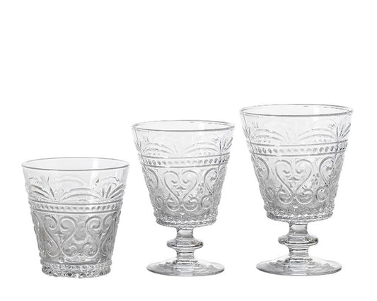 Pressed Glass Clear Glassware | Premium Rental