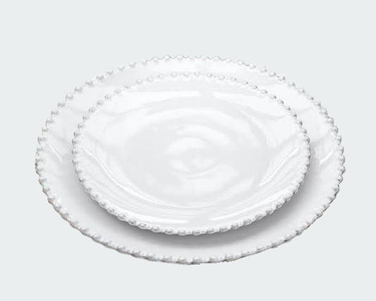 Salad Plate White Pearl | Premium Rental