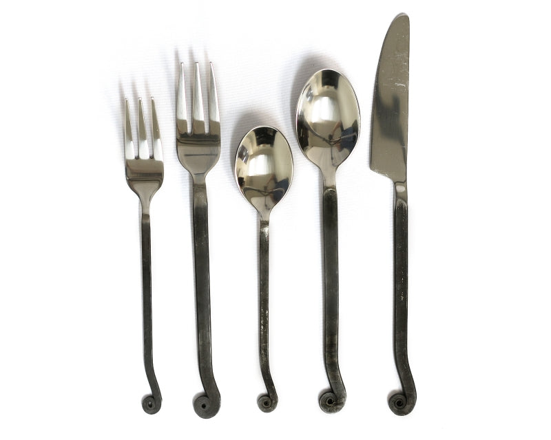 Treble Clef Black Flatware | Premium Rental