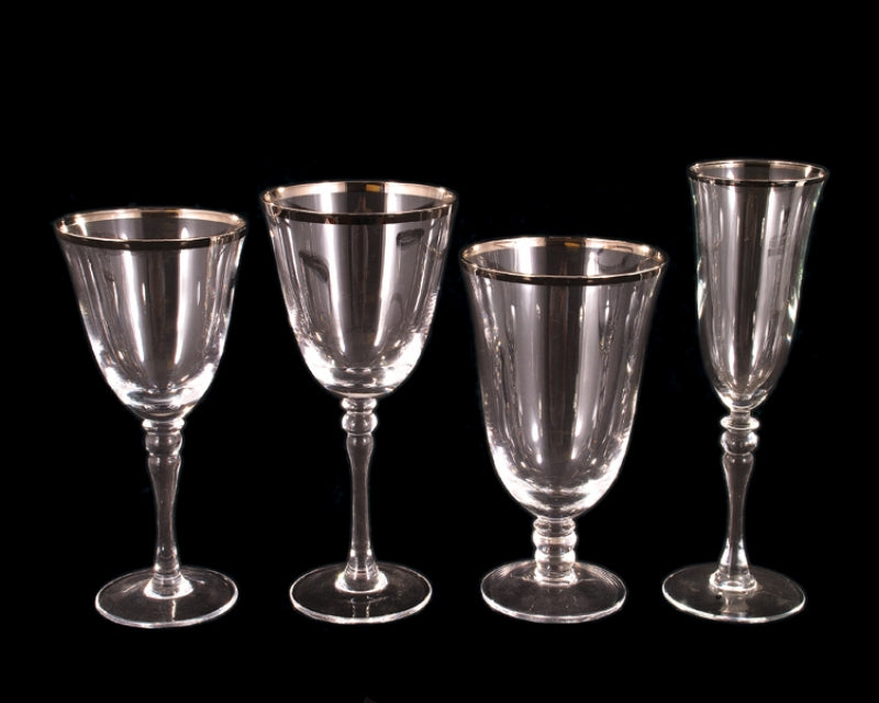Venice Silver Glassware | Premium Rental