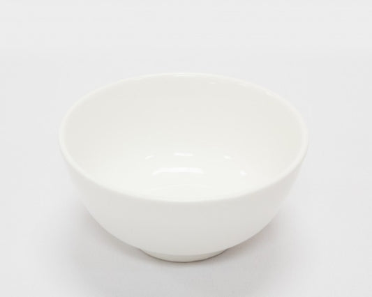 5" White Round Bowl | Premium Rental