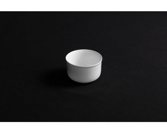 White Round Deep Sauce Bowl 3.5" | Premium Rental